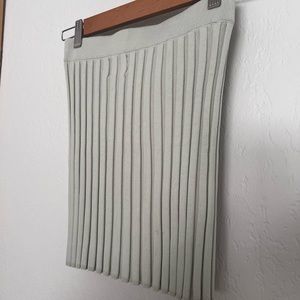 PRINCESS POLLY Green Charlene Mini Skirt